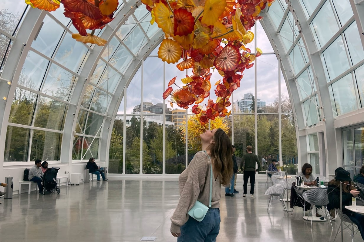 Landing member Becca explores the Chihuly Garden and Glass exhibit in Seattle.