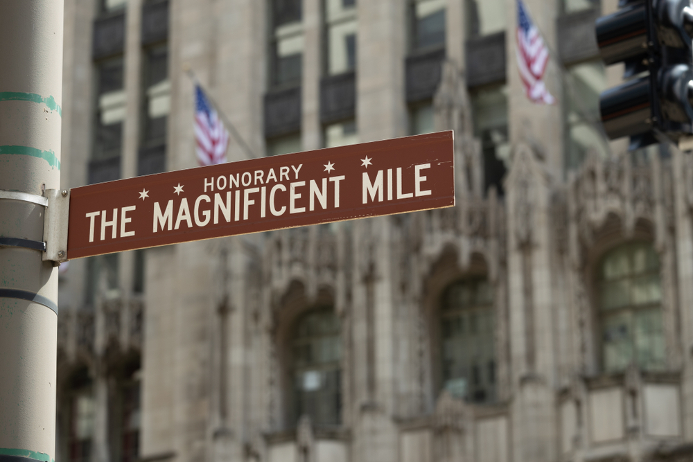 Chicago Magnificent Mile sign