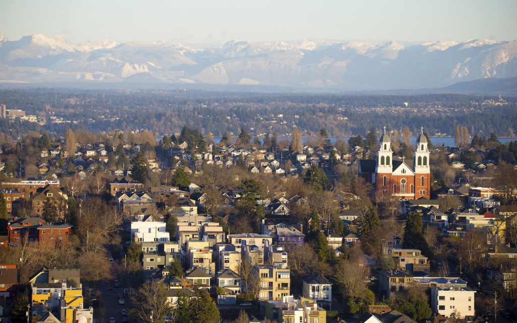 Broad overview of Capitol Hill, Seattle